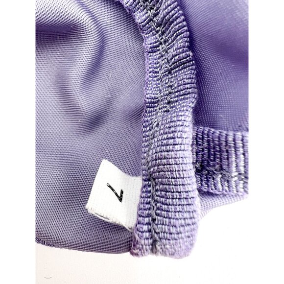 Prada Bucket Drawstring Pouch HandBag Nylon Vintage Purple Crossbody - Picture 10 of 16